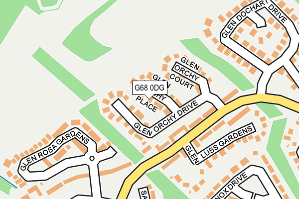 G68 0DG map - OS OpenMap – Local (Ordnance Survey) G68 0DG map - OS OpenMap – Local (Ordnance Survey)