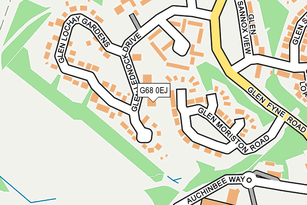 G68 0EJ map - OS OpenMap – Local (Ordnance Survey) G68 0EJ map - OS OpenMap – Local (Ordnance Survey)