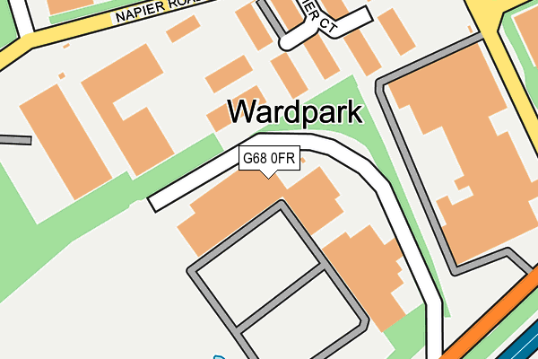G68 0FR map - OS OpenMap – Local (Ordnance Survey) G68 0FR map - OS OpenMap – Local (Ordnance Survey)