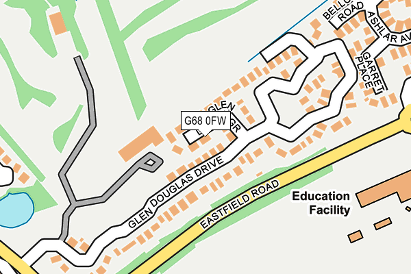 G68 0FW map - OS OpenMap – Local (Ordnance Survey) G68 0FW map - OS OpenMap – Local (Ordnance Survey)