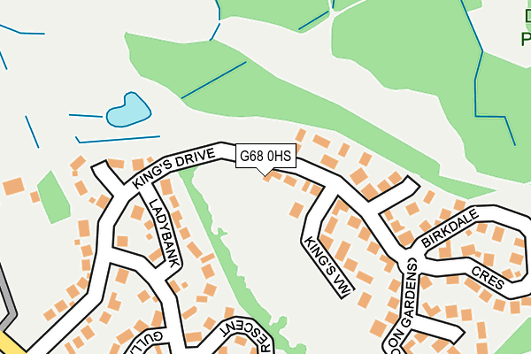 G68 0HS map - OS OpenMap – Local (Ordnance Survey) G68 0HS map - OS OpenMap – Local (Ordnance Survey)