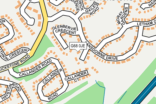 G68 0JE map - OS OpenMap – Local (Ordnance Survey) G68 0JE map - OS OpenMap – Local (Ordnance Survey)