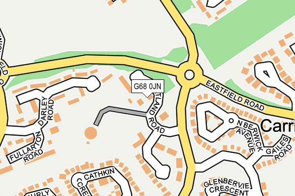 G68 0JN map - OS OpenMap – Local (Ordnance Survey) G68 0JN map - OS OpenMap – Local (Ordnance Survey)