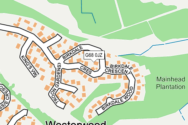 G68 0JZ map - OS OpenMap – Local (Ordnance Survey) G68 0JZ map - OS OpenMap – Local (Ordnance Survey)