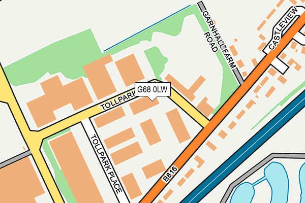 G68 0LW map - OS OpenMap – Local (Ordnance Survey) G68 0LW map - OS OpenMap – Local (Ordnance Survey)