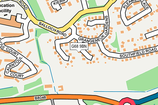 G68 9BN map - OS OpenMap – Local (Ordnance Survey) G68 9BN map - OS OpenMap – Local (Ordnance Survey)