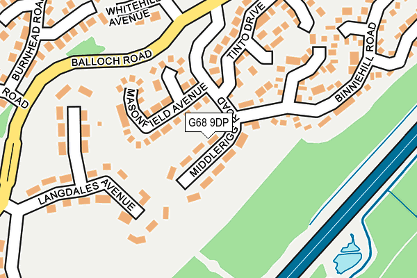 G68 9DP map - OS OpenMap – Local (Ordnance Survey) G68 9DP map - OS OpenMap – Local (Ordnance Survey)