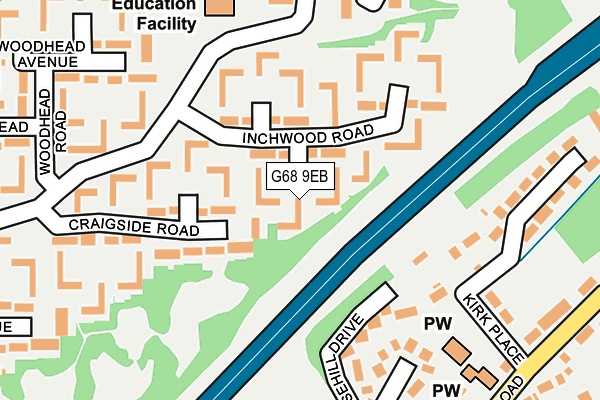 G68 9EB map - OS OpenMap – Local (Ordnance Survey) G68 9EB map - OS OpenMap – Local (Ordnance Survey)