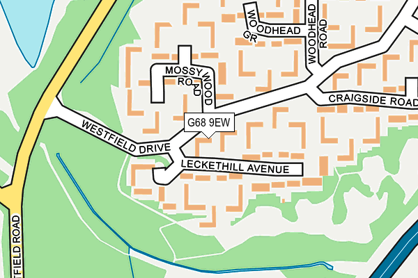 G68 9EW map - OS OpenMap – Local (Ordnance Survey) G68 9EW map - OS OpenMap – Local (Ordnance Survey)