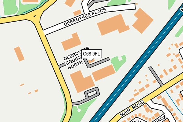G68 9FL map - OS OpenMap – Local (Ordnance Survey) G68 9FL map - OS OpenMap – Local (Ordnance Survey)