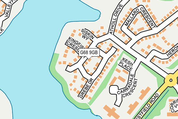 G68 9GB map - OS OpenMap – Local (Ordnance Survey) G68 9GB map - OS OpenMap – Local (Ordnance Survey)
