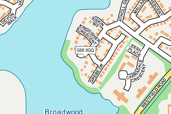 G68 9GQ map - OS OpenMap – Local (Ordnance Survey) G68 9GQ map - OS OpenMap – Local (Ordnance Survey)