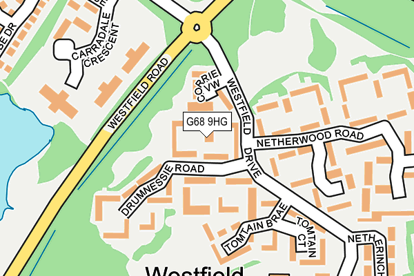 G68 9HG map - OS OpenMap – Local (Ordnance Survey) G68 9HG map - OS OpenMap – Local (Ordnance Survey)