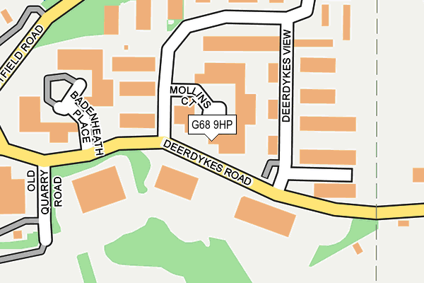 G68 9HP map - OS OpenMap – Local (Ordnance Survey) G68 9HP map - OS OpenMap – Local (Ordnance Survey)
