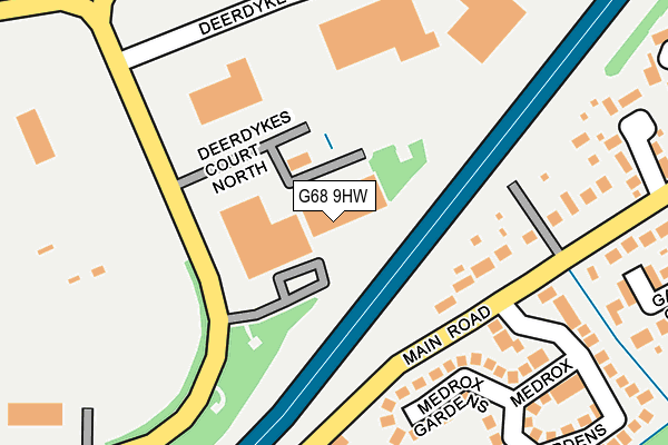 G68 9HW map - OS OpenMap – Local (Ordnance Survey) G68 9HW map - OS OpenMap – Local (Ordnance Survey)