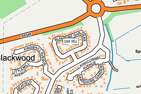 G68 9NJ map - OS OpenMap – Local (Ordnance Survey) G68 9NJ map - OS OpenMap – Local (Ordnance Survey)