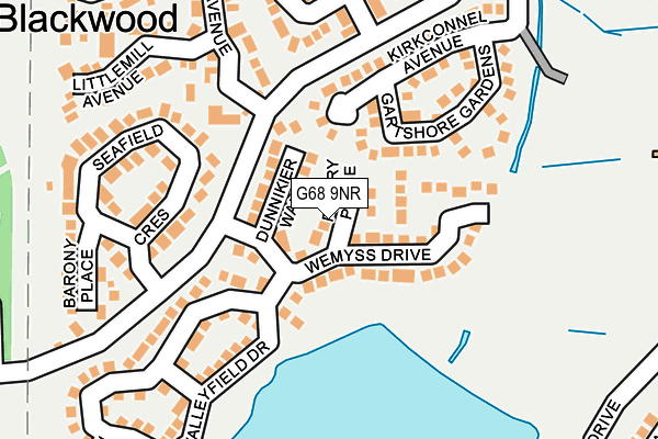 G68 9NR map - OS OpenMap – Local (Ordnance Survey) G68 9NR map - OS OpenMap – Local (Ordnance Survey)