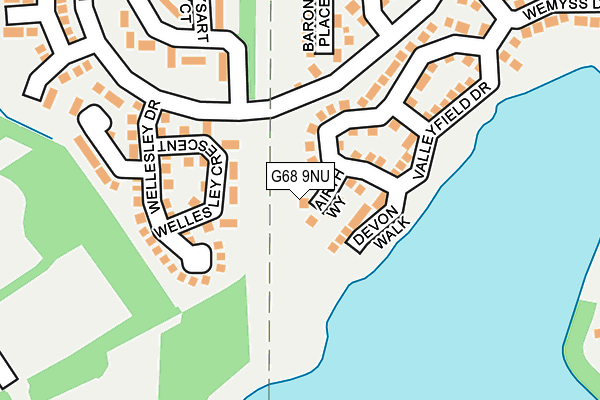 G68 9NU map - OS OpenMap – Local (Ordnance Survey) G68 9NU map - OS OpenMap – Local (Ordnance Survey)