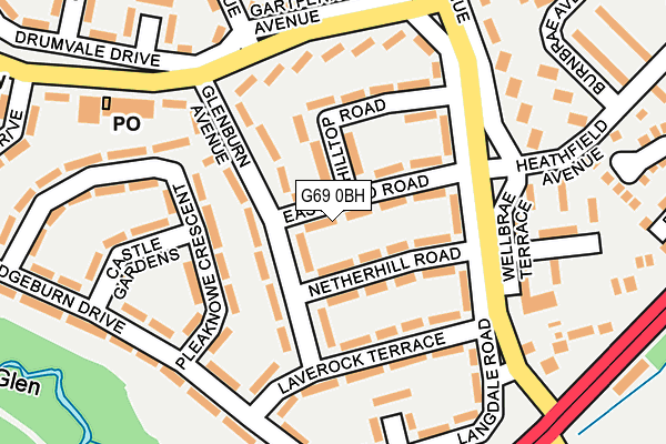 G69 0BH map - OS OpenMap – Local (Ordnance Survey) G69 0BH map - OS OpenMap – Local (Ordnance Survey)