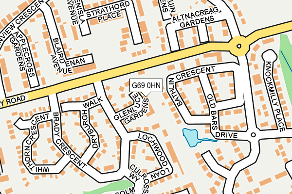 G69 0HN map - OS OpenMap – Local (Ordnance Survey) G69 0HN map - OS OpenMap – Local (Ordnance Survey)