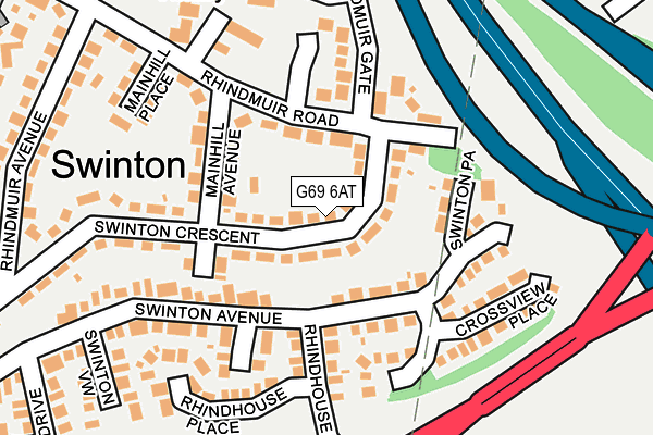 G69 6AT map - OS OpenMap – Local (Ordnance Survey) G69 6AT map - OS OpenMap – Local (Ordnance Survey)