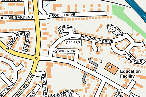 G69 6BP map - OS OpenMap – Local (Ordnance Survey) G69 6BP map - OS OpenMap – Local (Ordnance Survey)