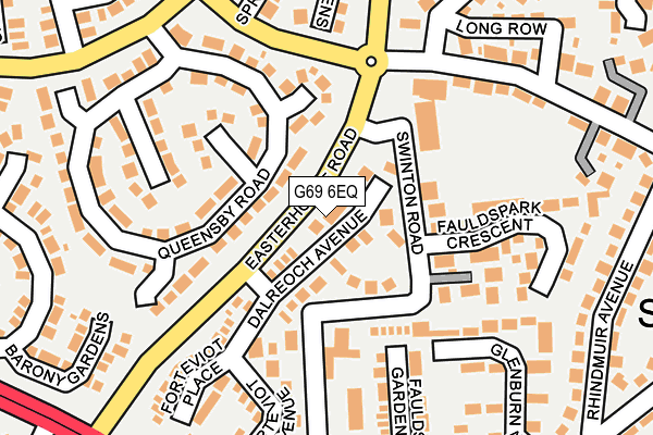 G69 6EQ map - OS OpenMap – Local (Ordnance Survey) G69 6EQ map - OS OpenMap – Local (Ordnance Survey)