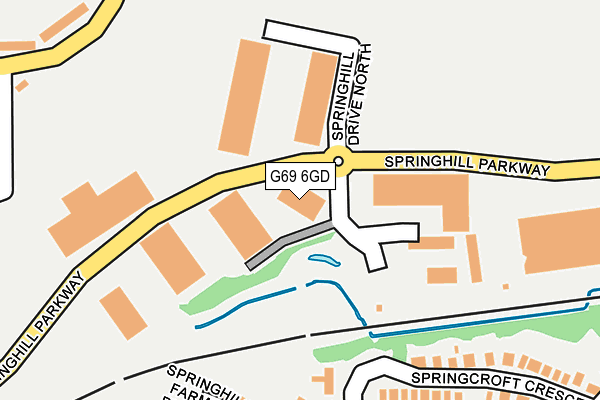 G69 6GD map - OS OpenMap – Local (Ordnance Survey) G69 6GD map - OS OpenMap – Local (Ordnance Survey)
