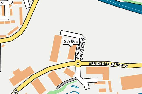 G69 6GE map - OS OpenMap – Local (Ordnance Survey) G69 6GE map - OS OpenMap – Local (Ordnance Survey)