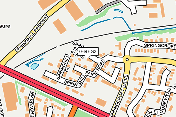 G69 6GX map - OS OpenMap – Local (Ordnance Survey) G69 6GX map - OS OpenMap – Local (Ordnance Survey)