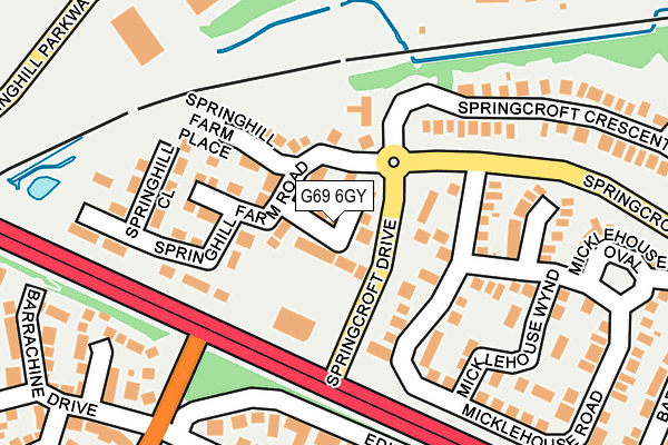 G69 6GY map - OS OpenMap – Local (Ordnance Survey) G69 6GY map - OS OpenMap – Local (Ordnance Survey)