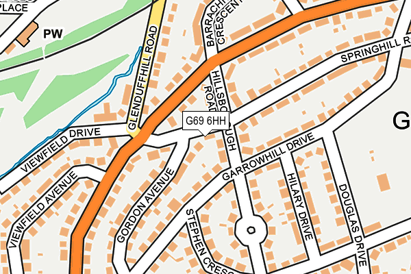 G69 6HH map - OS OpenMap – Local (Ordnance Survey) G69 6HH map - OS OpenMap – Local (Ordnance Survey)