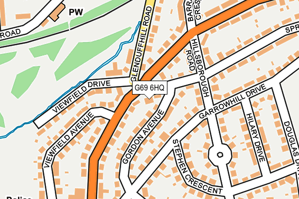 G69 6HQ map - OS OpenMap – Local (Ordnance Survey) G69 6HQ map - OS OpenMap – Local (Ordnance Survey)