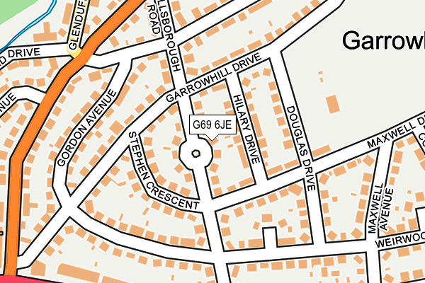 G69 6JE map - OS OpenMap – Local (Ordnance Survey) G69 6JE map - OS OpenMap – Local (Ordnance Survey)