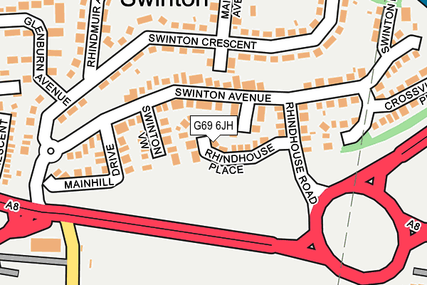 G69 6JH map - OS OpenMap – Local (Ordnance Survey) G69 6JH map - OS OpenMap – Local (Ordnance Survey)