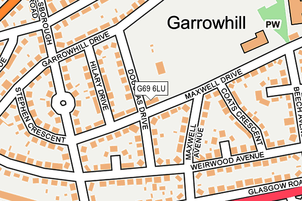 G69 6LU map - OS OpenMap – Local (Ordnance Survey) G69 6LU map - OS OpenMap – Local (Ordnance Survey)