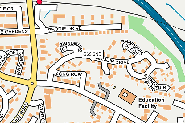 G69 6ND map - OS OpenMap – Local (Ordnance Survey) G69 6ND map - OS OpenMap – Local (Ordnance Survey)