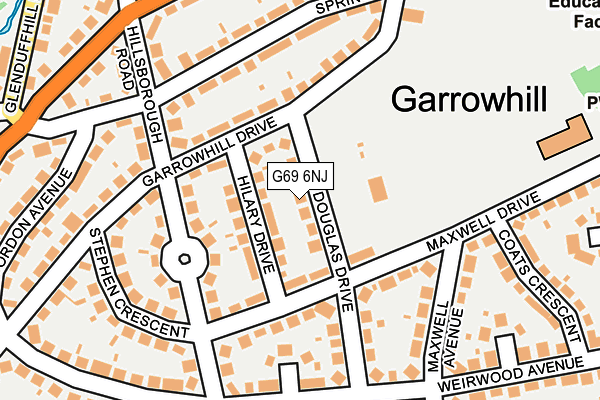 G69 6NJ map - OS OpenMap – Local (Ordnance Survey) G69 6NJ map - OS OpenMap – Local (Ordnance Survey)