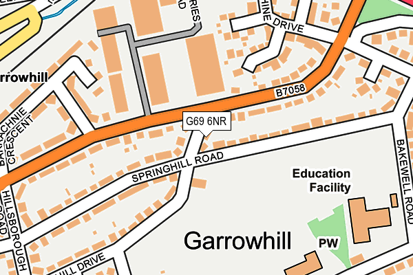G69 6NR map - OS OpenMap – Local (Ordnance Survey) G69 6NR map - OS OpenMap – Local (Ordnance Survey)