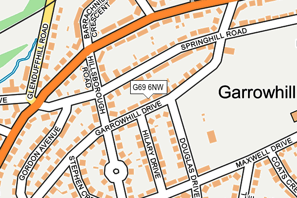 G69 6NW map - OS OpenMap – Local (Ordnance Survey) G69 6NW map - OS OpenMap – Local (Ordnance Survey)