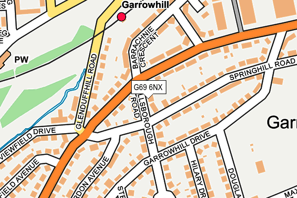 G69 6NX map - OS OpenMap – Local (Ordnance Survey) G69 6NX map - OS OpenMap – Local (Ordnance Survey)
