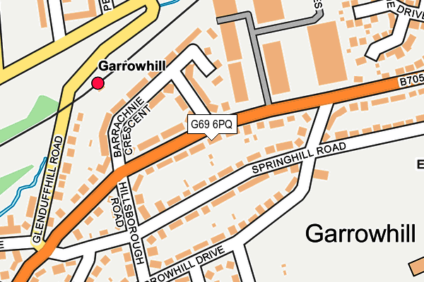 G69 6PQ map - OS OpenMap – Local (Ordnance Survey) G69 6PQ map - OS OpenMap – Local (Ordnance Survey)