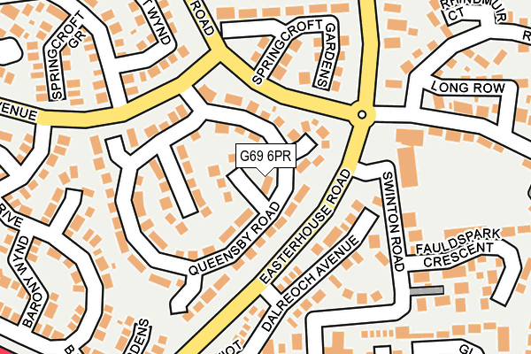 G69 6PR map - OS OpenMap – Local (Ordnance Survey) G69 6PR map - OS OpenMap – Local (Ordnance Survey)