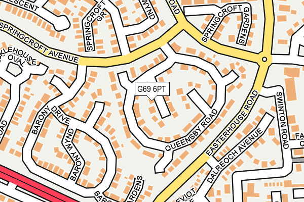 G69 6PT map - OS OpenMap – Local (Ordnance Survey) G69 6PT map - OS OpenMap – Local (Ordnance Survey)