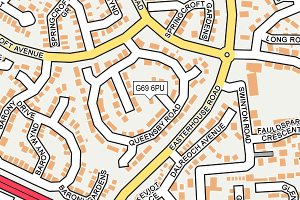 G69 6PU map - OS OpenMap – Local (Ordnance Survey) G69 6PU map - OS OpenMap – Local (Ordnance Survey)