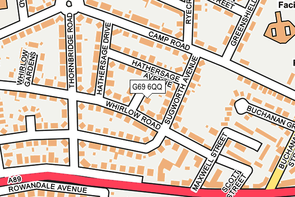 G69 6QQ map - OS OpenMap – Local (Ordnance Survey) G69 6QQ map - OS OpenMap – Local (Ordnance Survey)