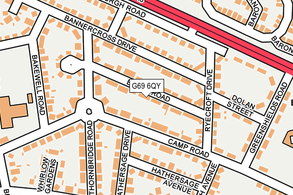 G69 6QY map - OS OpenMap – Local (Ordnance Survey) G69 6QY map - OS OpenMap – Local (Ordnance Survey)
