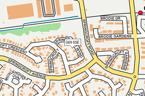 G69 6SE map - OS OpenMap – Local (Ordnance Survey) G69 6SE map - OS OpenMap – Local (Ordnance Survey)