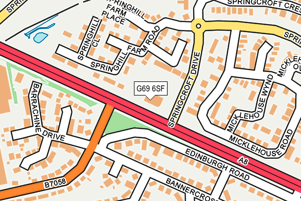 G69 6SF map - OS OpenMap – Local (Ordnance Survey) G69 6SF map - OS OpenMap – Local (Ordnance Survey)