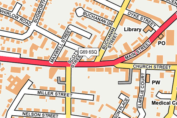 G69 6SQ map - OS OpenMap – Local (Ordnance Survey) G69 6SQ map - OS OpenMap – Local (Ordnance Survey)